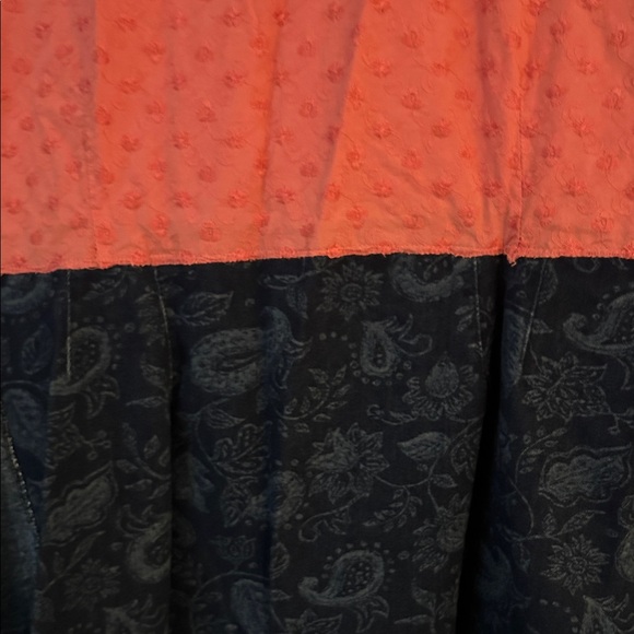 Uniquly repurposed Floral Patchwork Button-Up Shirt - Picture 4 of 7